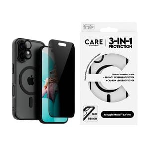 Panzer Flagship 3-in-1 Privacy Bndle Lens & SP+ Case - iPhone 16