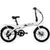 Valk Shuttle 5 Electric Folding Bike, Gen Ii, 20 Inch Tyres, Shimano 7-speed, White