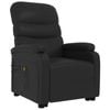 vidaXL Lift Chair Massage Chair Lift Recliner Chair Armchair Black Faux Leather