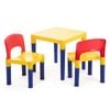 Delsun Kids Table & 2 Chairs Plastic Set