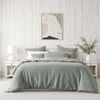 Bianca Kahlani Queen Sage Polyester Quilt Cover Set