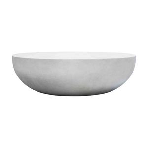 Modern Furniture ROCCO Indoor & Outdoor Coffee Table 107cm - White Concrete