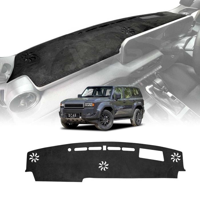 Dash Mat for Toyota Prado 250 Series With HUD 2024-Onwards Non-Slip Microfiber Pad Cover Interior
