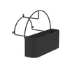 Rapid Black Hose Hanger with Storage