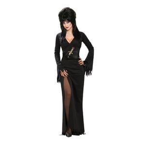 Elvira Costume Women's Dress Up Cosplay Halloween Party Adults Outfit Size S