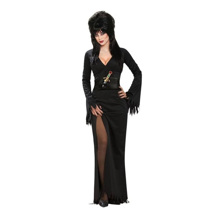 Elvira Costume Women's Dress Up Cosplay Halloween Party Adults Outfit Size S