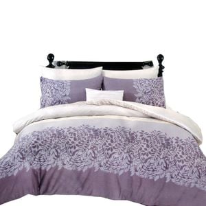 Bloomington 250TC Cotton Reversible Quilt Cover Set Alice's Garden Queen 210 x 210 cm