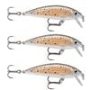 3x Rapala 7cm X Rap Countdown Sinking Minnow Fishing Lures - Trout
