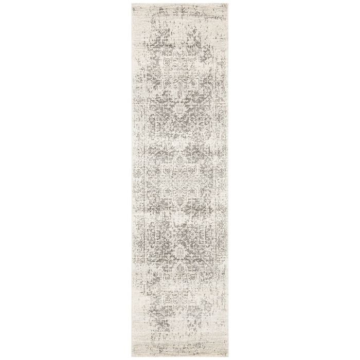 Sense 253 White Silver 500X80Cm Rug