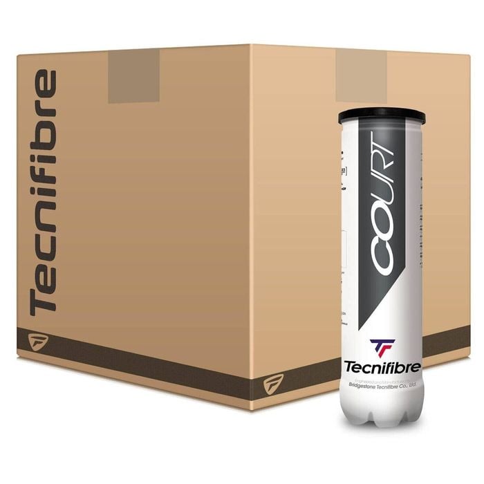 36 Cans of 4 Tecnifibre Court Tournament Tennis Balls Bulk Box  ITF & USTA Approved