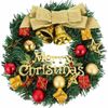 P&P Green 9FT Artificial Christmas Garland Pre-Lit LED Pine Cones Branches Decor