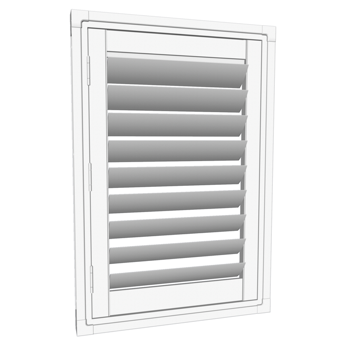 EasyAS 610 x 900mm White Adjustable Plantation Shutter