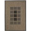 Hufflett 200 x 285 Grey Windows Ceduna Polypropylene Flat Weave Rug