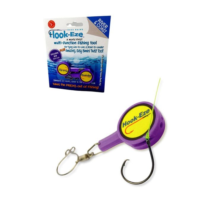 2pc Hookeze Fishing Knot Tying Tool/Quick Knotting Line Standard - Purple