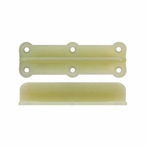 Rolltrak 60mm Plastic Timber Door Floor Guide