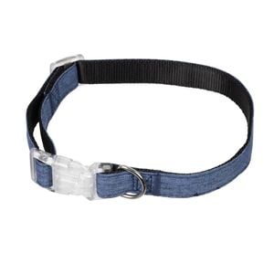 Happy Tails Blue Medium Eco Dog Collar