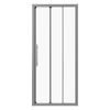 Georgia Square Stacker Door 900mm Chrome