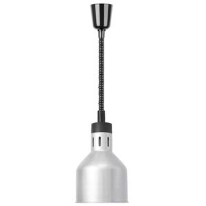 Apuro Retractable Heat Lamp Shade Silver Finish - Heat Lamps (DR758-A)