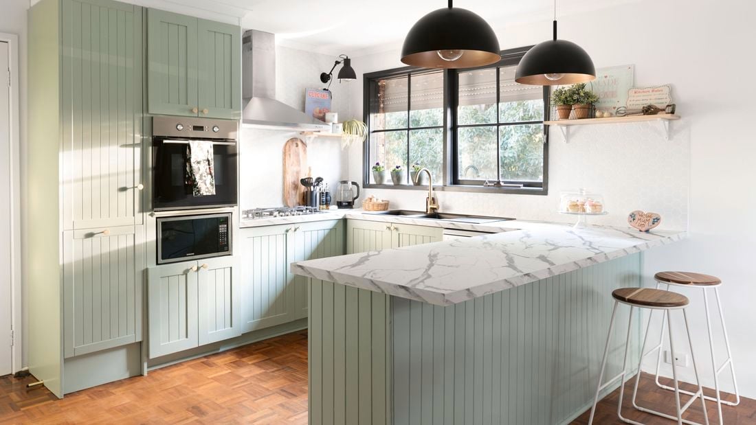 green kitchen