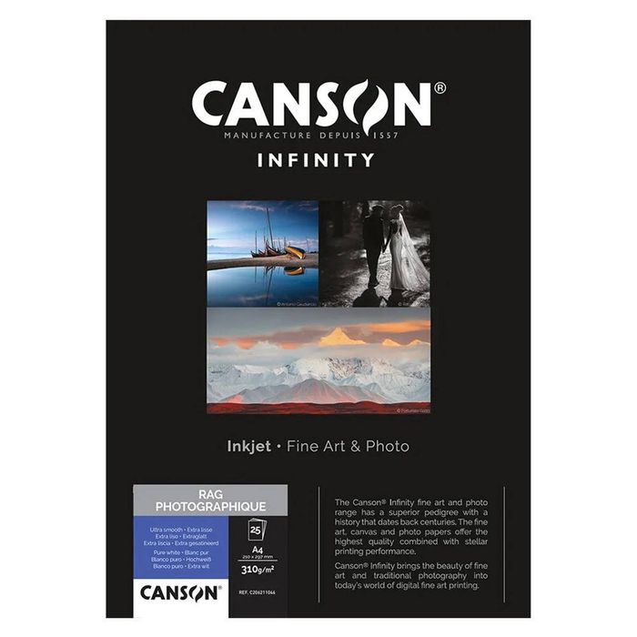Canson Rag Photographique II 310gsm 432mm X 12m