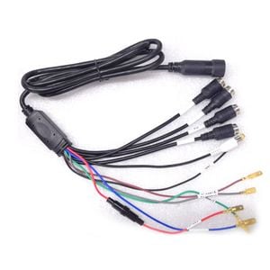 Elinz Power Harness for DVR7N Monitor 12V 24V 4 AV Inputs Bus Truck Caravan - DVR7N