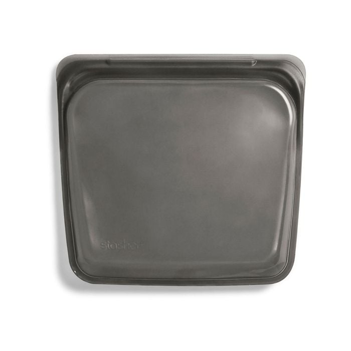 Stasher Silicone 828ml/19cm Reusable Sandwich Bag - Black