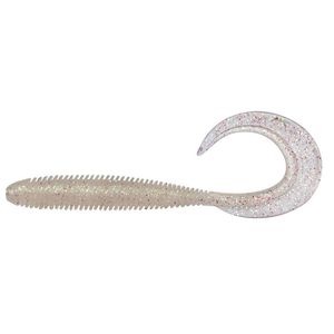 Megabass Kemuri Curly 3.5" Soft Plastic Fishing Lure Clear Holo