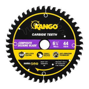 Kango 165mm 44T Composite Decking Circular Saw Blade