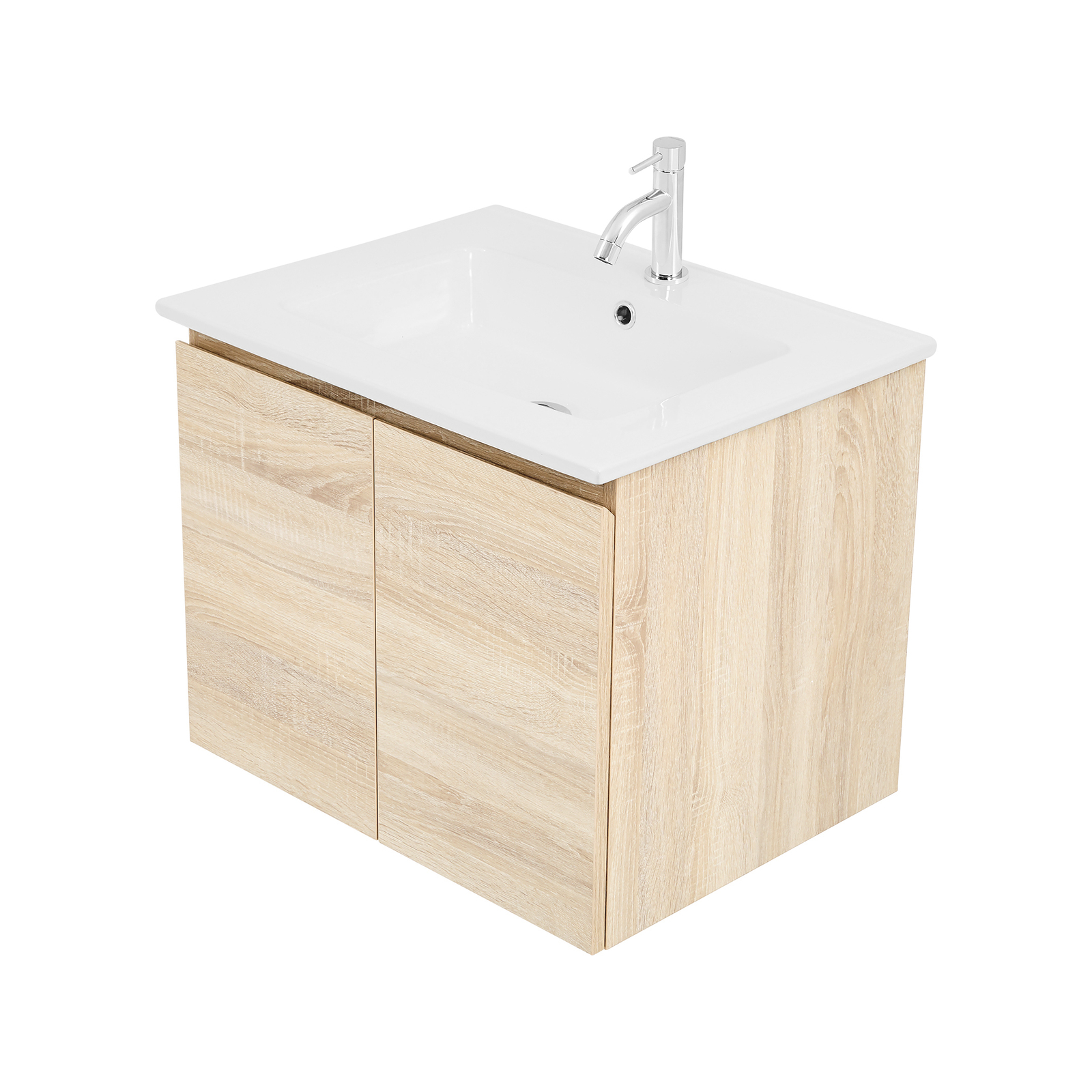 CIBO 600mm Coast Veneer Tonic Wall Hung Vanity Bunnings Australia