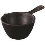 Pyrolux Pyrocast 12cm/0.49L Cast Iron Sauce Pot Round - Black