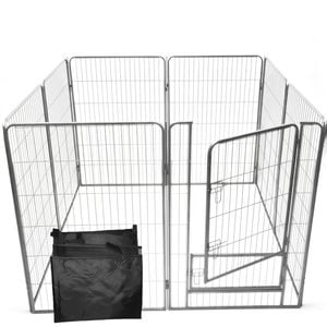 Yes4pets 150 Cm Heavy Duty Pet Dog Cat Rabbit Exercise Playpen Puppy Rabbit Fence With Cover
