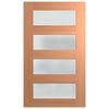 Hume 2340 x 1020 x 40mm Entrance Door Savoy Translucent Glass XS24