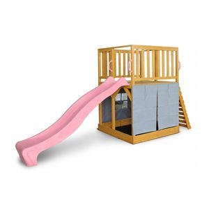The Henry Hideout Cubby House - Pink Slide & Accessories