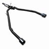 Ignite Exhausts Cat Back For Ram Dt 1500 5.7l V8 3 Inch With Black Chrome Tips Aluminised Steel