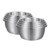 SOGA 2X Stainless Steel Nesting Colander & Basin-Set of 4