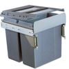 Kaboodle 2x16L Side Mount Pullout Bin Suit 400mm Base Cabinet
