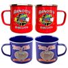 Rojo Arnotts & Billy Tea Enamel Mug 450ml Set of 4