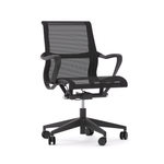 OLG Office Scroll Executive Chair Arms, Black Frame & Mesh