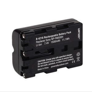 Battery for Sony Camera Camcorder NP-FM500H Alpha SLT-A57 SLT-A65 DSLR-A300 DSLR-A350 a58 a77 M2