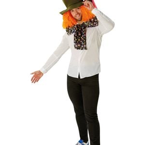Mad Hatter Accessory Set for Adults, Alice in Wonderland Halloween Costume Kit, One-Size