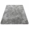 Fluffy Shaggy Area Rug for Bedroom or Living Room - Grey/White, 120x170cm