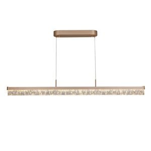 Vencha Brystol 40w Tri-Colour LED Linear Pendant Light - Gold