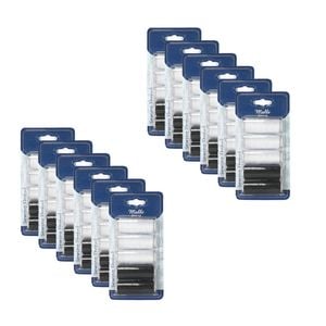 12x 5pc Malli 180m Diy Sewing Thread Spools Hand/machine Sewing White/black