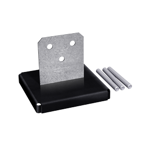 Simpson Strong-Tie Hot Dip Galvanised Concealed Post Base Suits 140 - 152mm Square Posts