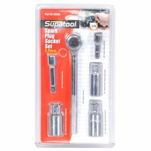 Supatool 6 Piece Spark Plug Socket Set