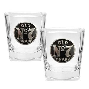 Jack Daniels - Spirit Glass Set  - Set Of Two - Gift Boxed