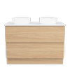 New England Joinery 1200mm Majesty SilkSurface Top Floor Standing Vanity
