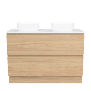 New England Joinery 1200mm Majesty SilkSurface Top Floor Standing Vanity