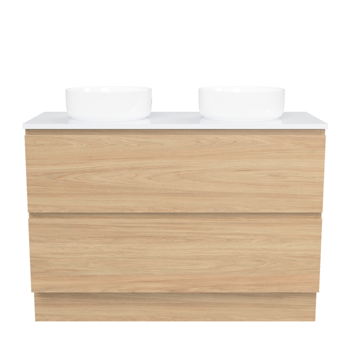 New England Joinery 1200mm Majesty SilkSurface Top Floor Standing Vanity