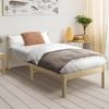 Oikiture Bed Frame King Single Size Wood Timber Base Platform Headboard